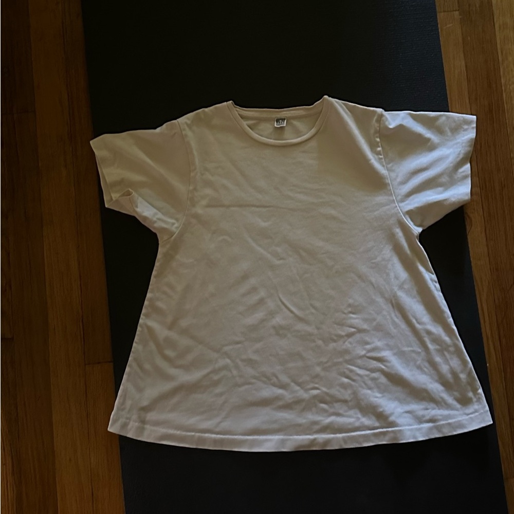 Toteme cream pemba cotton tshirt S